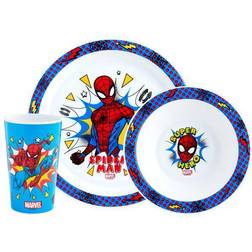 Marvel Spider-Man Pop 3 Piece Tableware Set