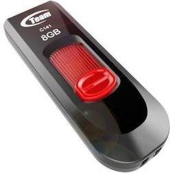 TeamGroup TC1418GR01 C141 8GB USB 2.0 Red USB Flash Drive