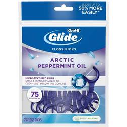 Oral-B Glide Floss Picks Arctic Peppermint Oil 75-pack