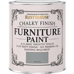 Rust-Oleum Chalky Pitch Wood Paint Grey 0.75L