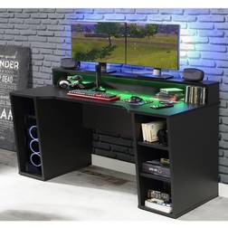 Flair Power X Gaming Desk - Black