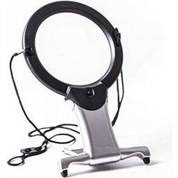 2-in-1 Illuminated Hands-Free Magnifier LED, Silver