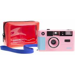 dubblefilm SHOW Reusable 35mm Film Camera with Flash (Pink)