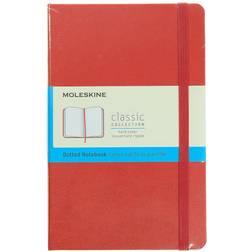 Moleskine Classic Hard Cover Notebooks red 4 pages, dotted