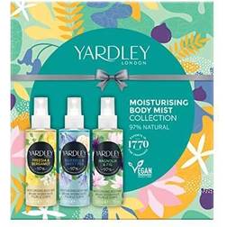 Yardley Contemporary Fragrance Gift Set 50Ml Freesia Bergamot Body Mist Bluebell Body Mist