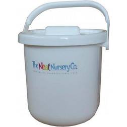 Uber Kids Neat Nursery Company Nappy Pail and Lid White