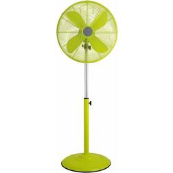 Premier Housewares Oscillating Standing Fan with 3 Speeds, Lime