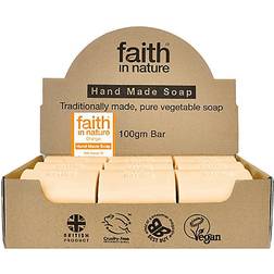 Faith in Nature Orange Soap Unwrapped Box 18 box