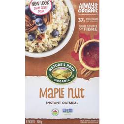 Nature's Path Organic Instant Hot Oatmeal Maple Nut 8 Packets