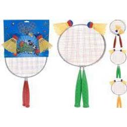 HC Badminton Set Of 2 Rackets & 2 Shuttlecocks Large