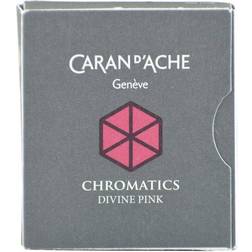 Caran d'Ache CD8021.08 Ink Cartridges Divine Pink (Pack of 6)