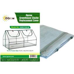 Ogrow 36.2 in. W 70.9 L 36.2 in. H Greenhouse Cloche Replacement Cover