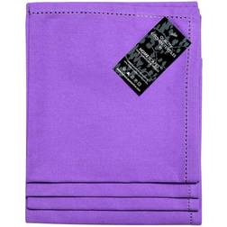 Homescapes Cotton 4 Cloth Napkin Purple