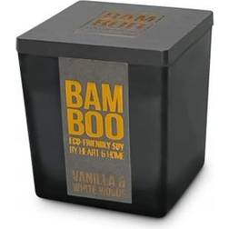 Bamboo Vanilla & White Woods Small Scented Candle