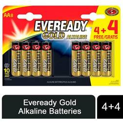 Eveready Alkaline Gold (4 4) Batteries AAA/LR03 FSB8