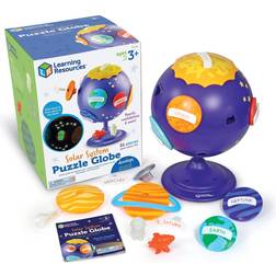 Learning Resources Solar System Glow-in-the-Dark Puzzle Globe, Multicolor