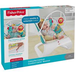 Barbie Fisher Price Colourful Carnival Comfort Curve Bouncer