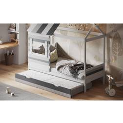 Flair Woodland House Bed With Trundle
