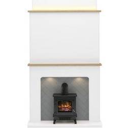 Be Modern Charingworth White Oak Effect Stove Suite