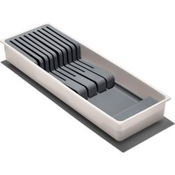 OXO Good Grips Compact Knife Drawer Organizer White/grey
