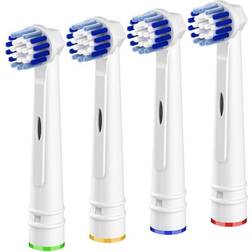 Toothbrush Heads Compatible with Oral B Braun, 4 Pack Brush