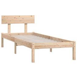 vidaXL Bed Frame Solid Pine 70cm 100x200cm