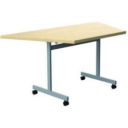Jemini Trap Tilt Table 1600x800x720mm Maple/Silver Writing Desk