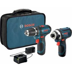 Bosch 12V Li-ion 2-Tool Cordless Combo Kit (Includes 2 L-BOXXes)