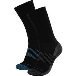 Copper Fit Crew Sport Socks 2-pack - Black