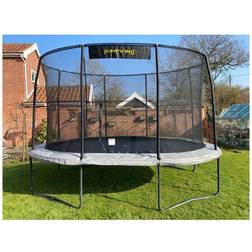 Jumpking 9ft x 13ft Oval Combo Pro Trampoline
