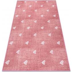 Carpet For Kids Hearts Jeans - pink