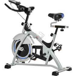 Homcom Cycling Exercise Bike LCD Monitor 15KG Flywheel Adjustable Seat