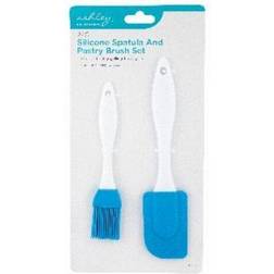 2pc Blue Silicone Spatula Pastry Brush Pastry Brush