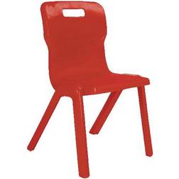 Titan One Piece Classroom Chair 360x320x513mm Red