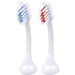 EmmiDent E2 2x Spare Ultrasonic Toothbrush Heads