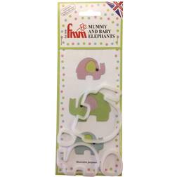 FMM Sugarcraft Mummy and Baby Elephant Cutter Cookie Cutter