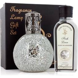 Ashleigh & Burwood Fragrance Oil Lamp Home Gift Set Diffuser Paradiso Fresh Linen