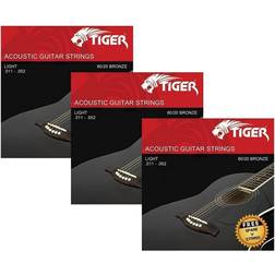 Tiger Music Acoustic Guitar Strings Super Light (11-52)