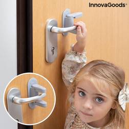 InnovaGoods Sikkerhedslås til dørhåndtag Dlooky 2 enheder