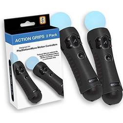 RDS Industries 2 Pack Action Grips for PlayStation Move Motion Controllers