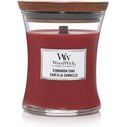 Woodwick Cinnamon Chai Medium Scented Candle 275g