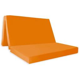 Visco Therapy Double Badenia Folding ZBed Mattress Mattress Cover Orange