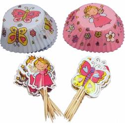 Mason Cash Princess and Butterfly Printed Muffin Case