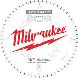 Milwaukee 254mm 60T Wood Cutting Mitre Saw Blade