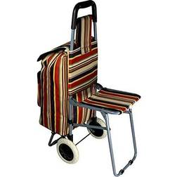 Lifemax Shopping Trolley with Seat
