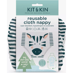 Kit & Kin Reusable Cloth Nappy (Zebra Design)