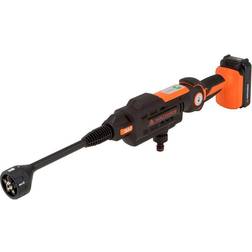 Yard Force 22Bar 20V Aquajet Cordless Pressure Cleaner with 2.5Ah Lithium-Ion Battery, Charger and Accessories LW C02A black
