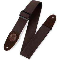 Levy's Leathers Levys MSSC8 Cotton Guitar Strap, Brown