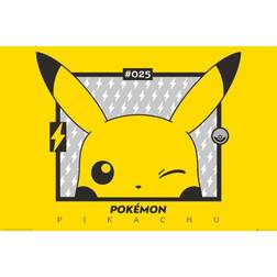 GB Eye Pokemon Pikachu Wink Maxi Poster 61x91.5cm