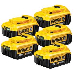 Dewalt DCB182 18V xr 4.0Ah Battery (Pack of 5)